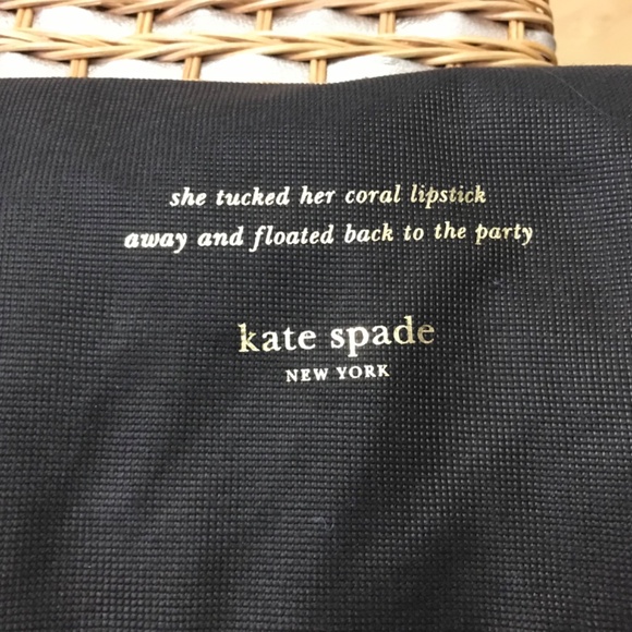 Kate Spade Wicker & Gold Leather Square Basket Bag - Picture 7 of 7